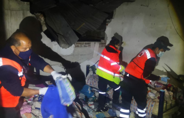 En Puebla explosión de polvorín dejó a una persona muerta y ocho heridas