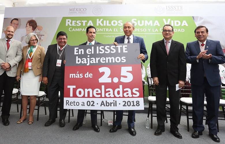 Ofrece ISSSTE bajar 2.6 toneladas de sobrepeso entre sus trabajadores