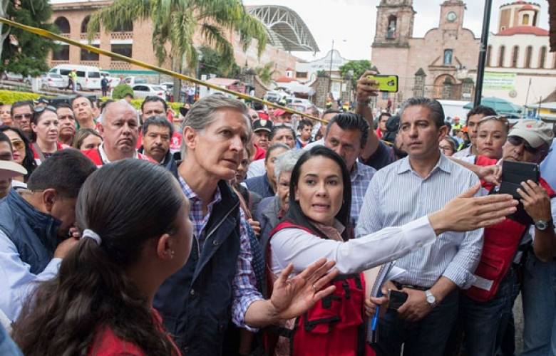 Hay presencia y apoyo permanente en todos los municipios afectados por el sismo: Alfredo Del Mazo