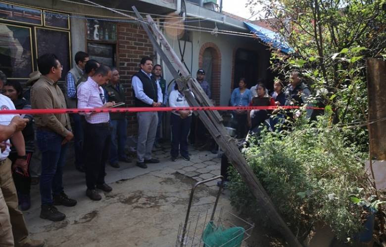 Supervisa alcalde de Metepec afectaciones por sismo; instruye acciones inmediatas