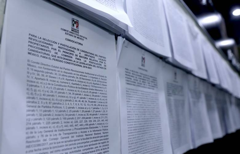 Publica el PRI del Estado De México convocatorias para selección y postulación de candidatos