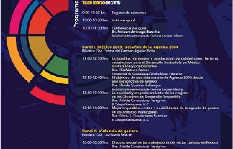 La violencia de género será discutida en el simposio dedicado a evaluar los avances y retos de la agenda 2030