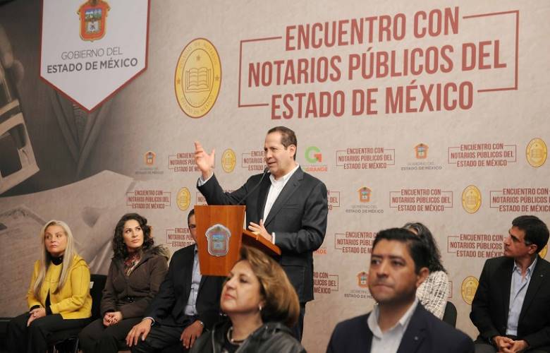 Destaca Eruviel Ávila modernización digital del registro público del EDOMÉX que agiliza trámites a través de internet