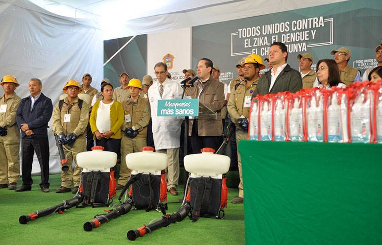 Lanza eruviel ávila campaña contra zika, dengue y chikungunya en 17 municipios del EDOMEX