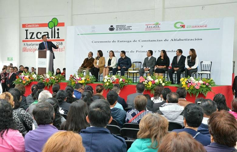 Trabaja Cuautitlán Izcalli para abatir el rezago educativo