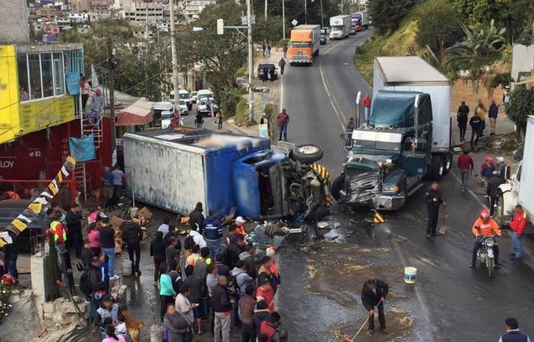 Accidente en la Toluca-Naucalpan 
