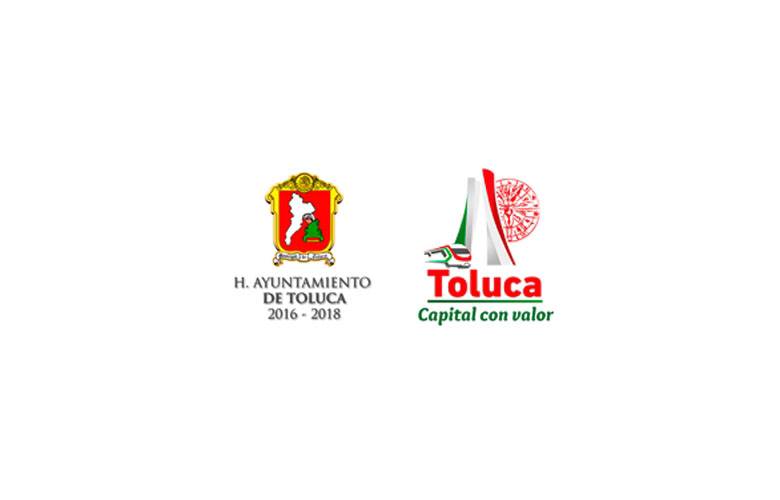 Encendido de luminarias en el municipio de Toluca 