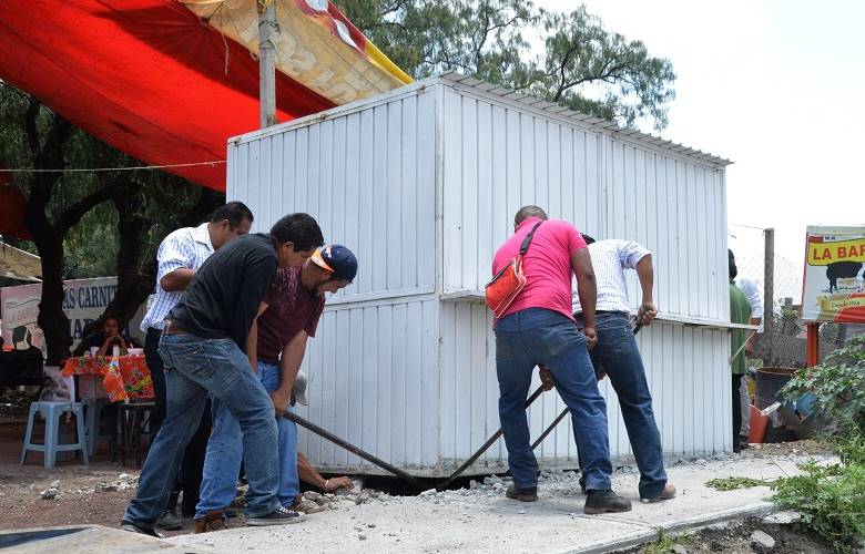 Reubican comercio ambulante en Cuautitlán Izcalli