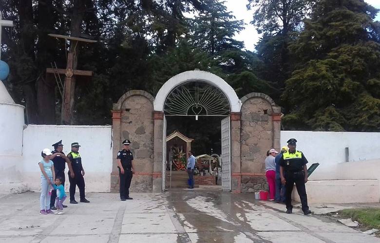Movilizará Policía de Toluca a todo el estado de fuerza para festividad de Día de Muertos