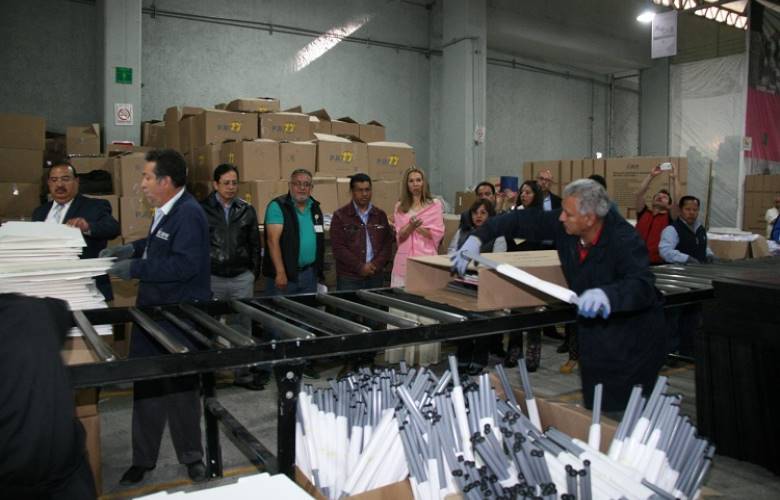 Inicia IEEM distribución de material electoral