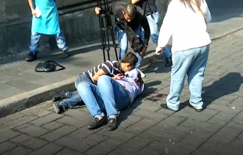 Momento exacto de la balacera en Cuernavaca (VIDEO)