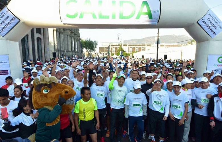 Con exitosa convocatoria y organización se realizó la carrera del centenario del congreso constituyente 