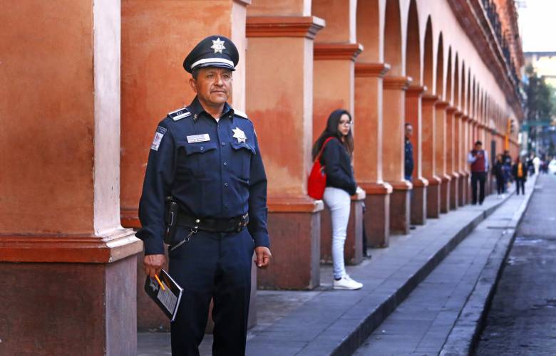 Garantizan Seguridad en el Centro Histórico de Toluca