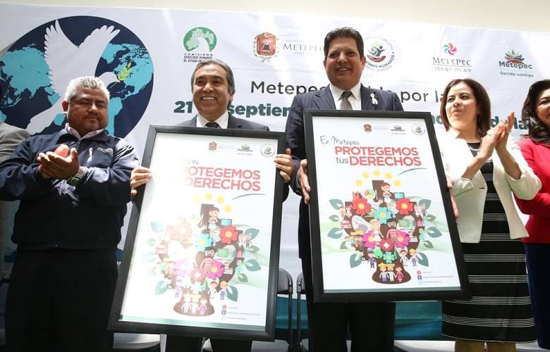 Es Metepec promotor de la paz a través de los derechos humanos