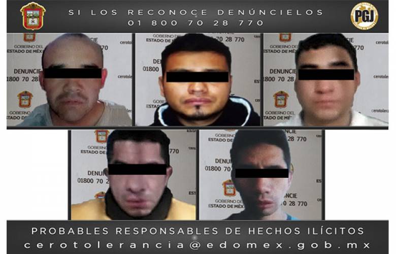 Inician proceso legal contra cinco presuntos  asaltantes de transporte público