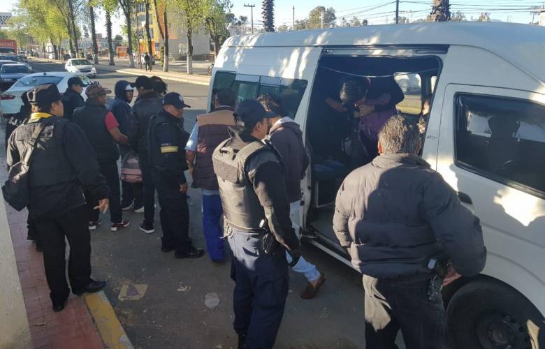 Detienen a 62 personas en Chicoloapan- Ixtapaluca