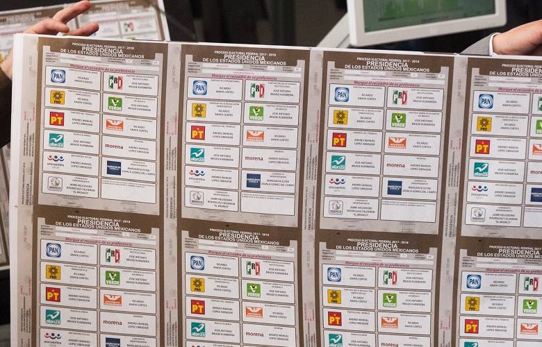 INE presenta boleta para las elecciones en Puebla