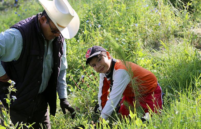 Preservan el cerro de los magueyes con mantenimiento permanente y reforestación