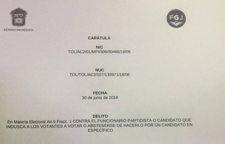 Detienen a candidata del PRI, a la sexta regiduría de Zinacantepec, Mónica Estrada, por delitos electorales