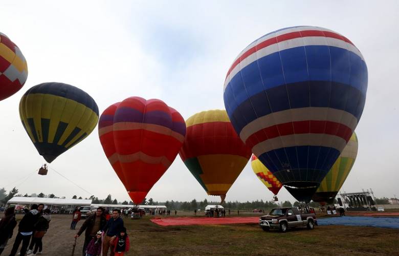 Inició globo aerfofest Metepec 2016