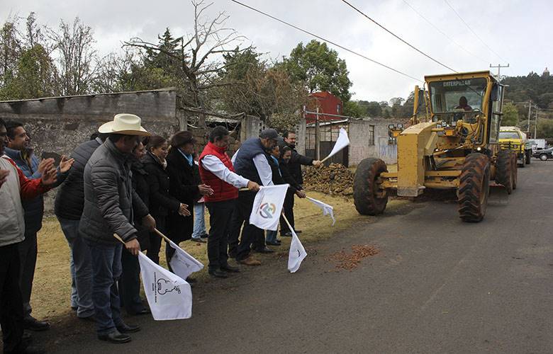 El centro sct estado de México inicia  obras en el municipio de jilotepec