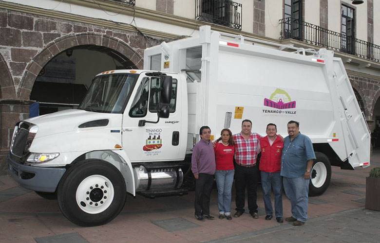 Incrementa tenango del valle su flota vehicular para recolección de basura
