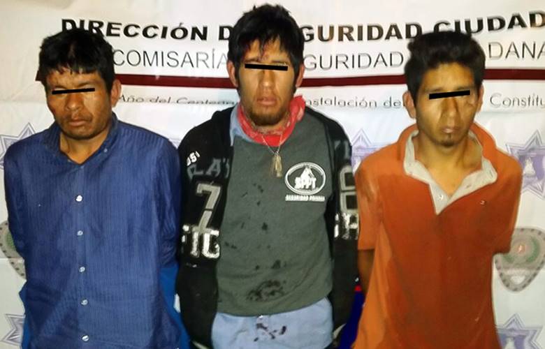 Tras persecución, policía de Toluca captura a tres presuntos ladrones en la colonia isidro fabela