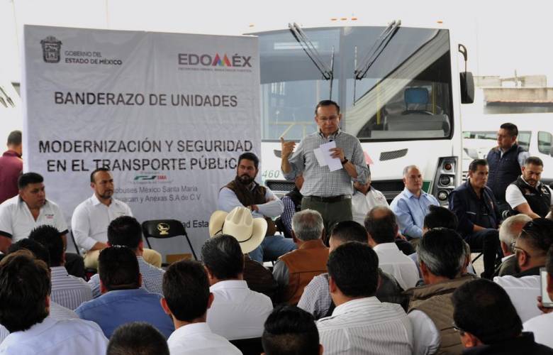 Dan banderazo de salida a 60 unidades de Transporte con videocámaras, GPS y botón de pánico