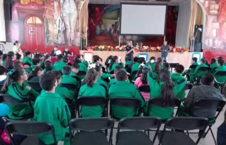 Fomenta Toluca la cultura de prevención con apoyo de la Policía Federal 