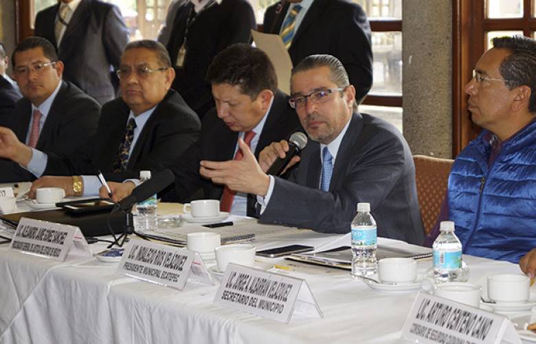 Encabeza titular de la pgjem reunión de trabajo con integrantes del grupo táctico de operaciones (gto) de Ecatepec