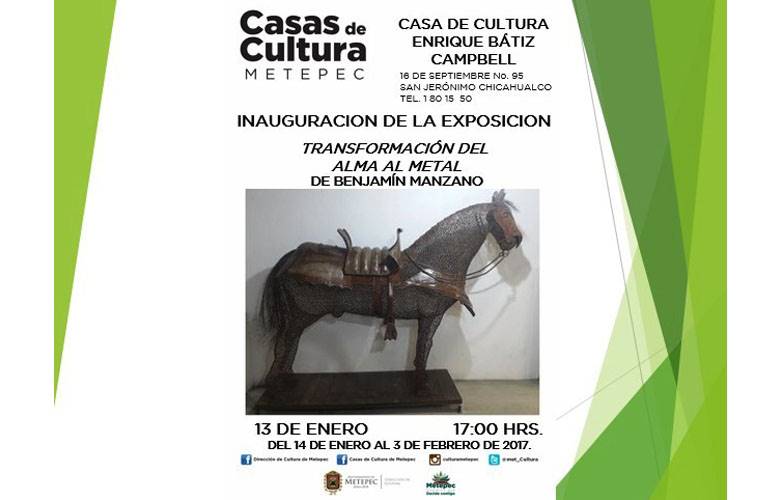 Llega a la casa de cultura 