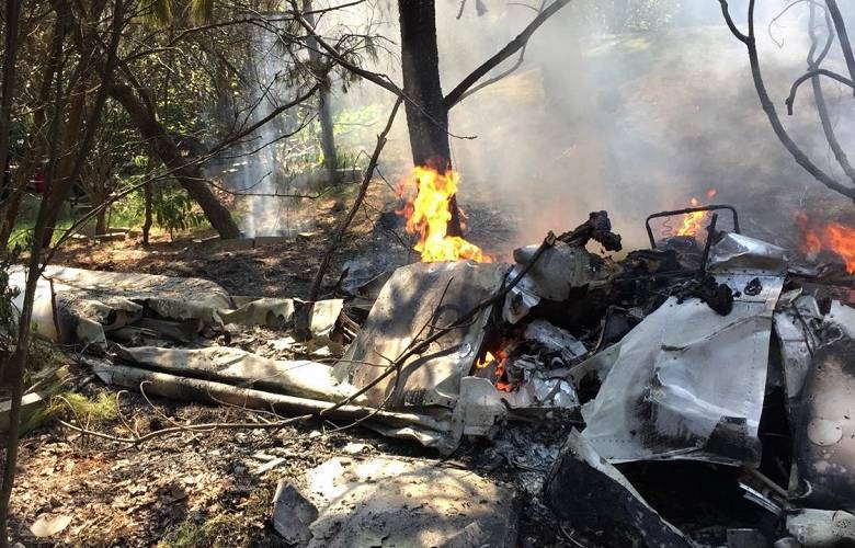  Pierden la vida dos personas tras caída de aeronave