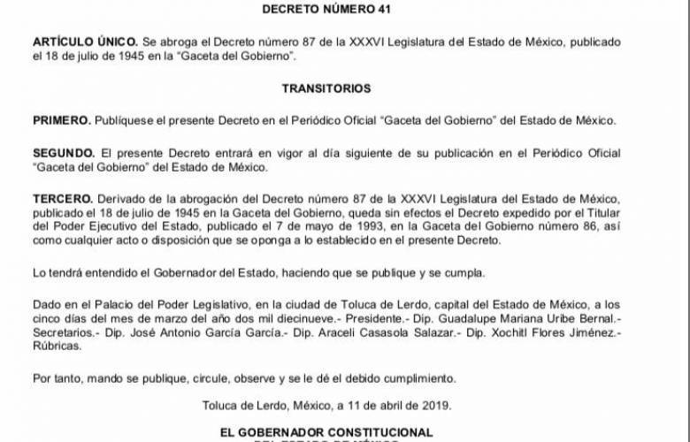 ¡Es un hecho! Entró en vigor suspensión de privilegios a exgobernadores