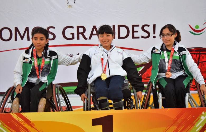Tenismesistas mexiquenses conquistan  tres medallas en la paralimpiada nacional 2018