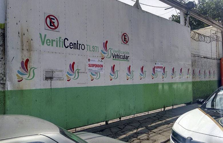 Suspenden verificentro en tlalnePANtla por iregularidades en su operación