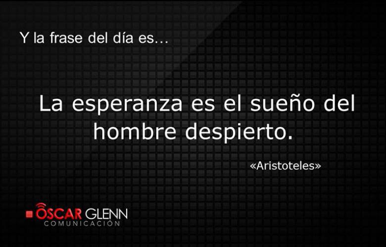 Y la frase del día es...