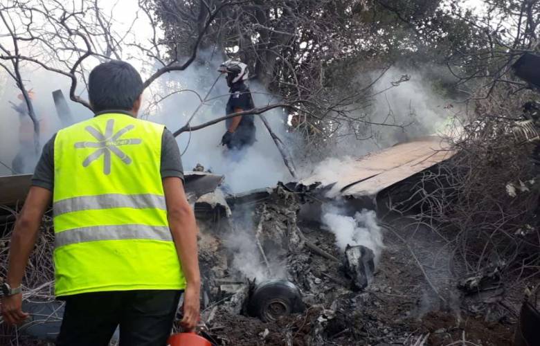 Pierden la vida dos personas en avionazo de Atizapán