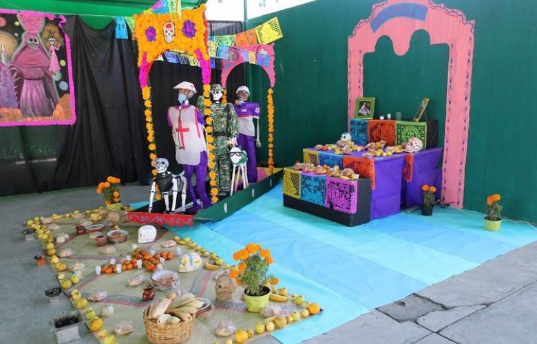 Gana penal de Chalco, primer lugar en altares de día de muertos