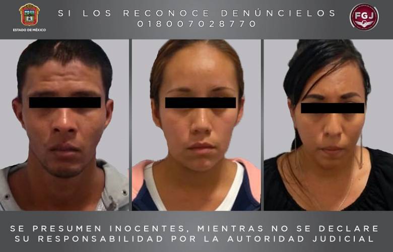 Asegura FGJEM en Naucalpan a tres personas con medio kilogramo de cristal
