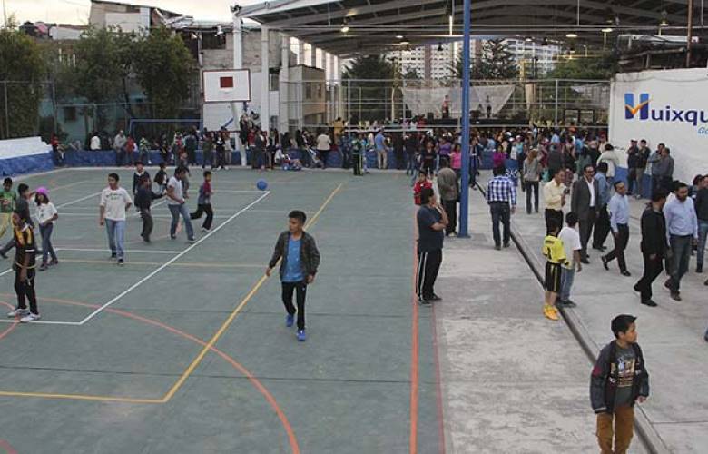 Rehabilita gobierno de Huixquilucan deportivo en san fernando