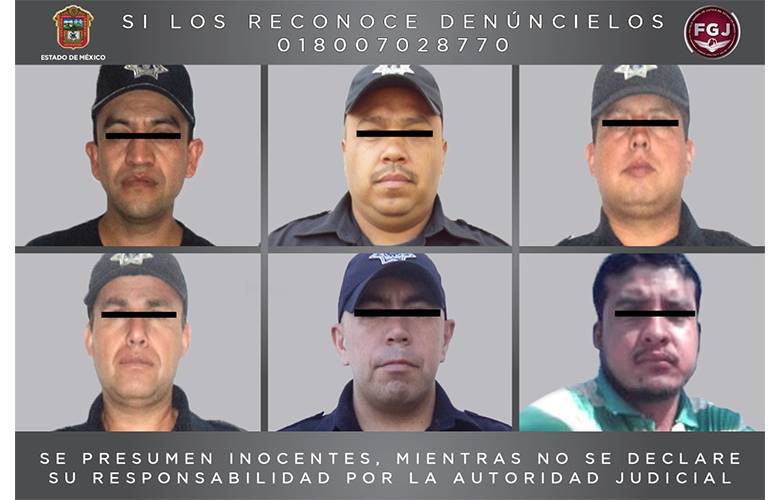 Detiene FGJEM a cinco policías municipales de Valle de Bravo por el delito de desaparición forzada