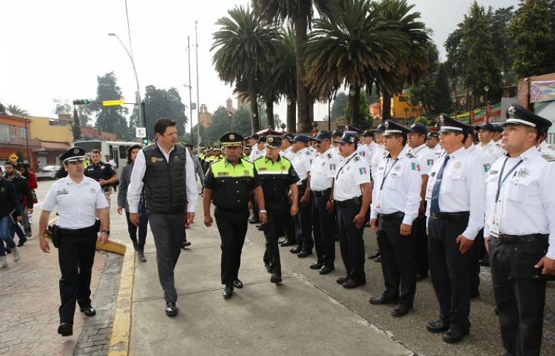 Continúan operativos coordinados de seguridad en Metepec 