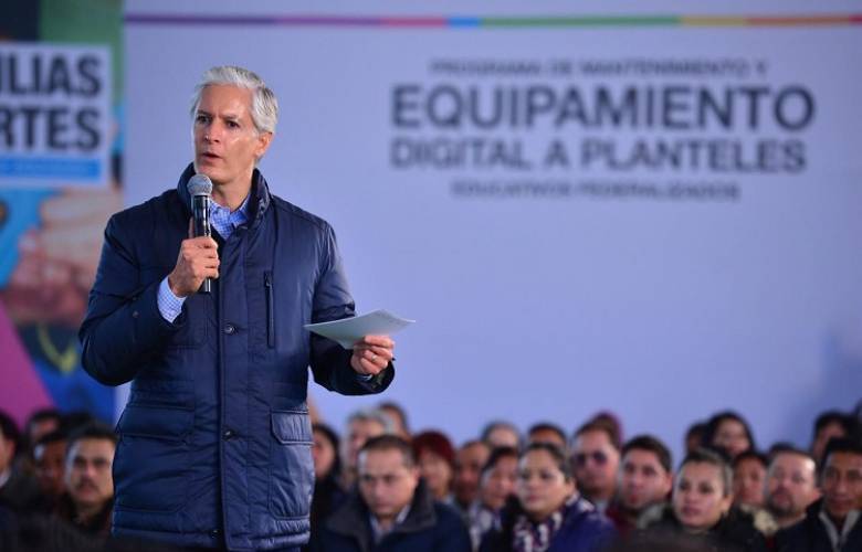 Mantenimiento y equipo a escuelas mexiquenses: Alfredo Del Mazo