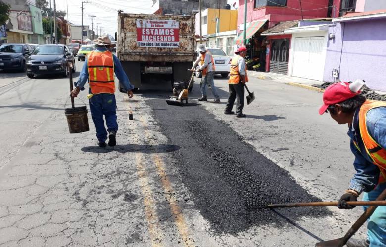Rehabilitan en Toluca vialidades de la delegación Independencia 