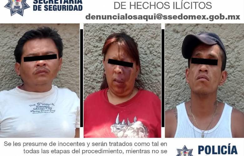 Detienen a cuatro personas implicadas en robo a una tienda de Ecatepec