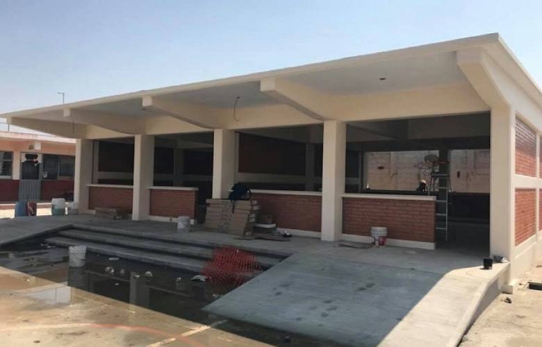 Avanzan acciones de infraestructura en escuelas de Toluca