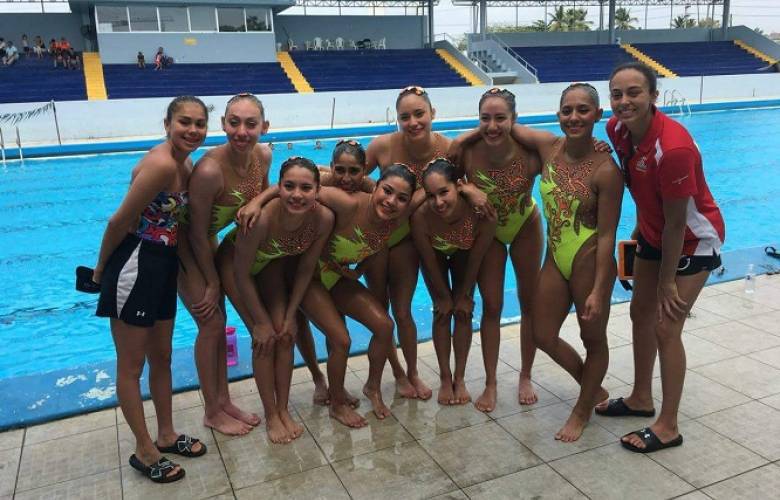 Equipo Nacional de nado sincronizado tiene boleto a JCC