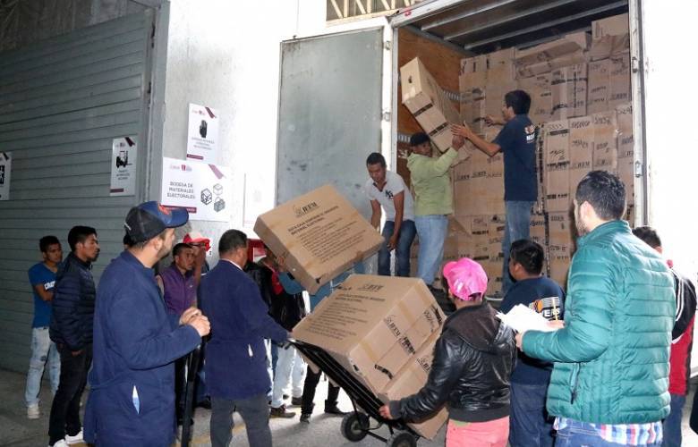 Concluye IEEM recuperación de material electoral