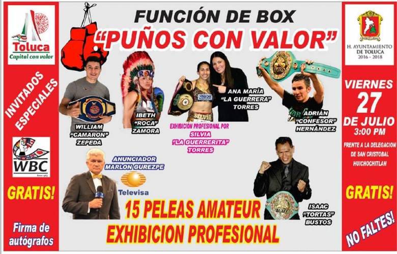 Invita Toluca a la función de boxeo 
