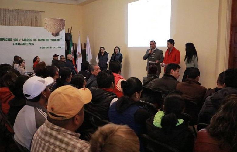 Imparten pláticas sobre efectos nocivos que genera el consumo del tabaco en Zinacantepec
